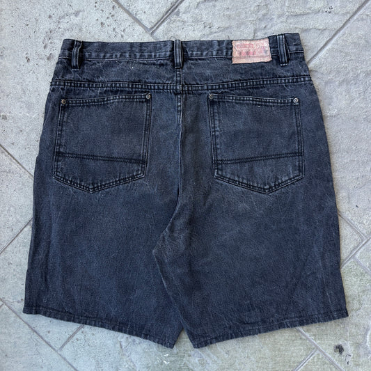 Short o Jort Vintage Ecko Unltd De Hombre Talla 38 Color Negro Desvanecido Estilo Baggy Y2K