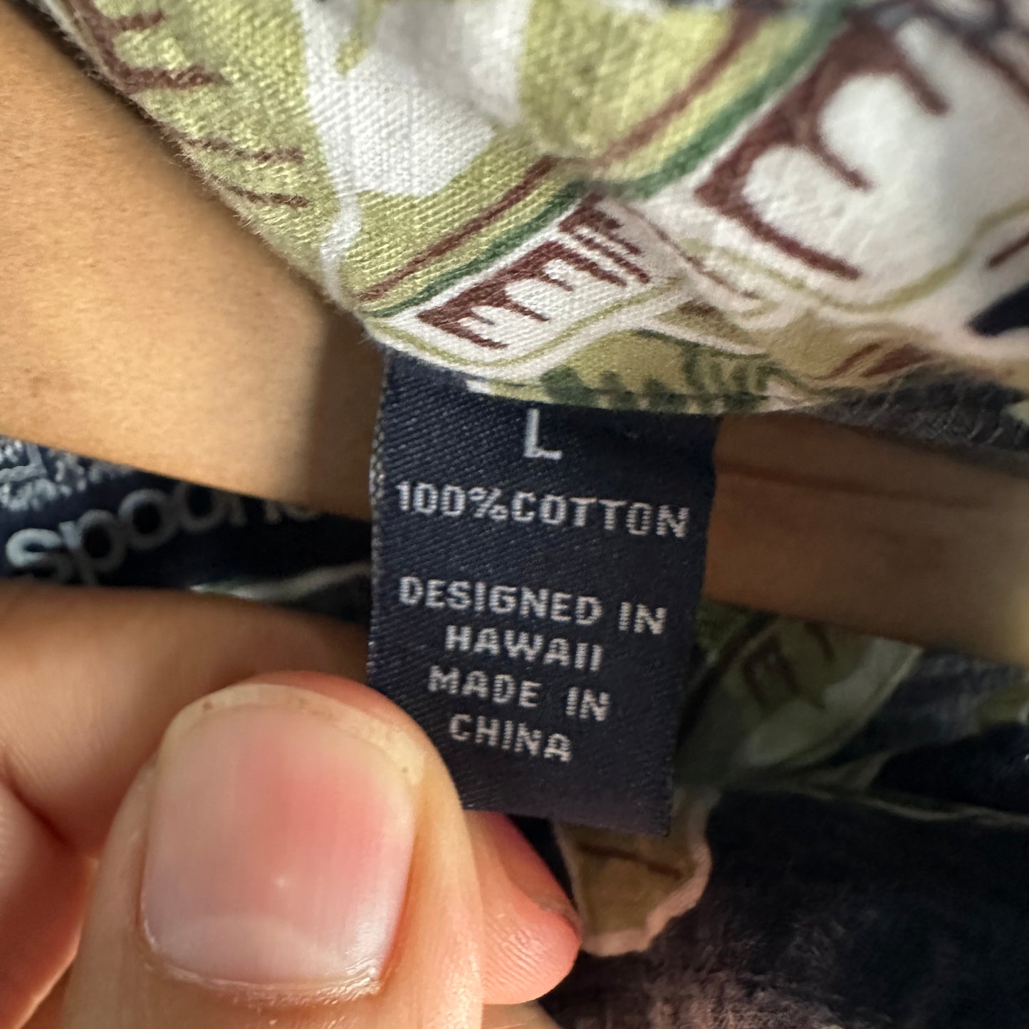 Camisa De Botones Hawaiana Reyn Spooner De Hombre Talla L Color Azul  Floral Ave Del Paraíso