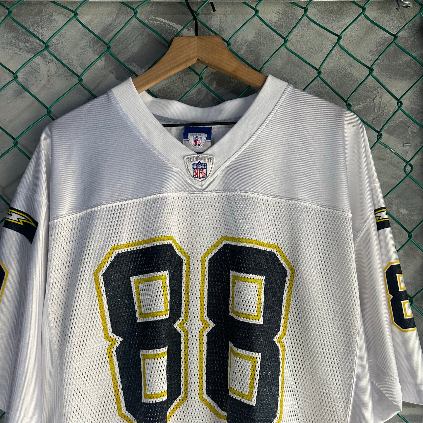 Jersey Vintage De San Diego Chargers De Hombre Talla L Color Blanco De la Marca Reebok Parker 88