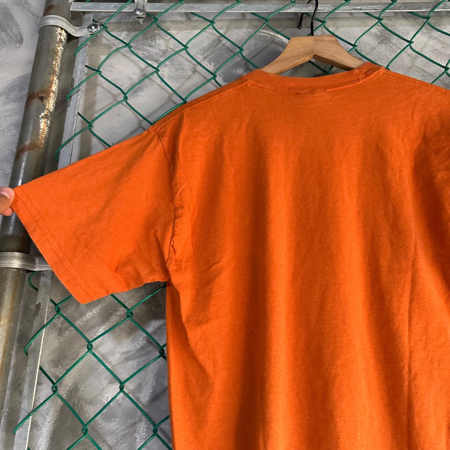 Camiseta Vintage Texas Longhorns Hombre Talla M Naranja Colegial Fútbol Americano