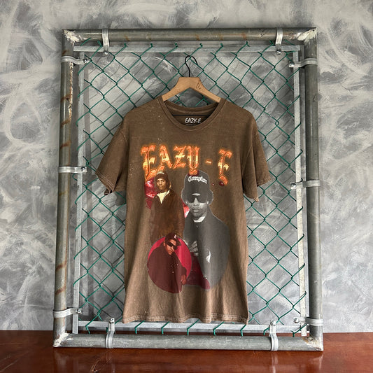 Camisa de Eazy E De Hombre Talla M Color Cafe Hip Hop Rap 90s