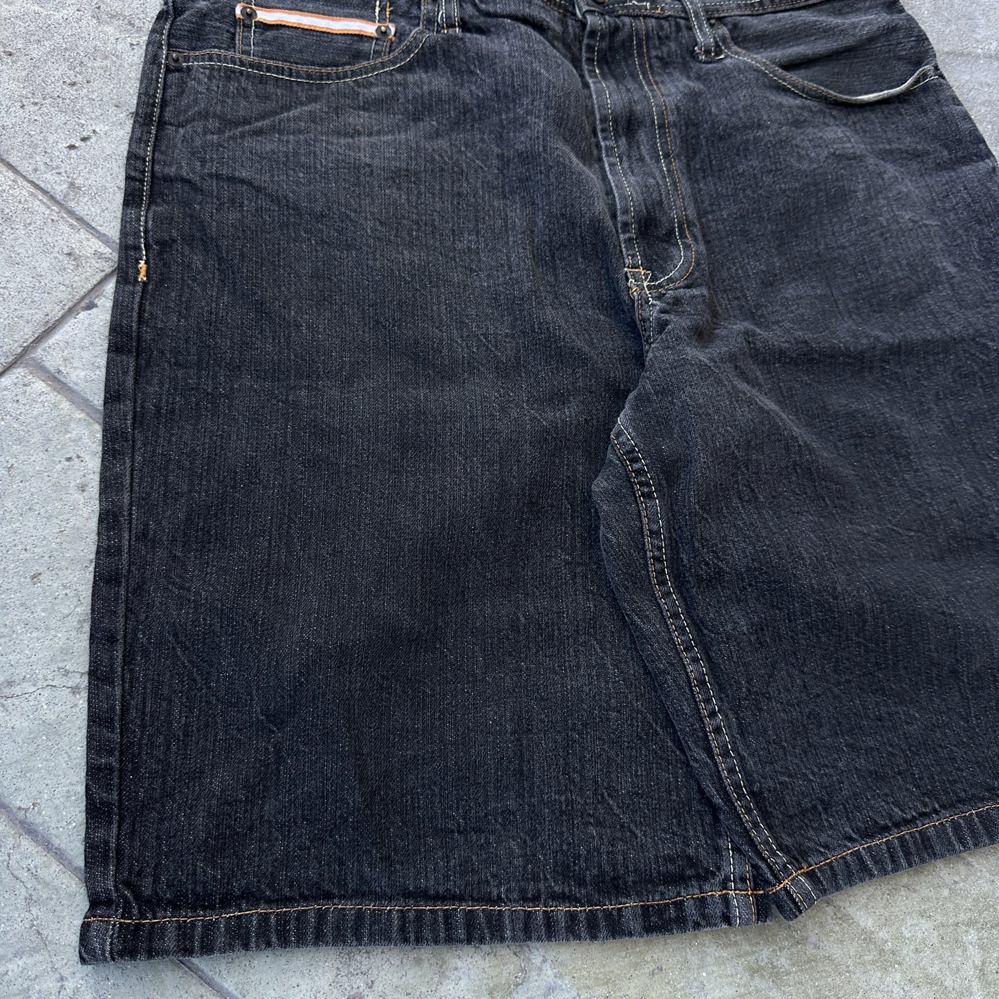 Shorts o Jorts Vintage Paco Jeans De Hombre Talla 36 Color Negro Desvanecido Y2K