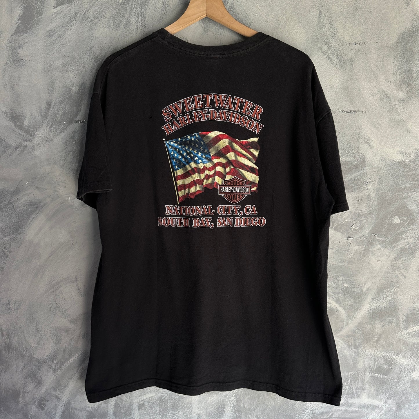 Playera Harley Davidson Para hombre Talla XL Color Negro SweetWater