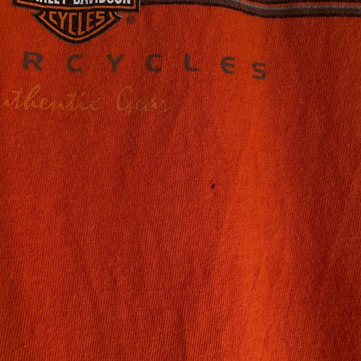 Camisa Harley Davidson De Hombre Talla 2XL Color Naranja De Los Cabos estilo Motociclista Oversize