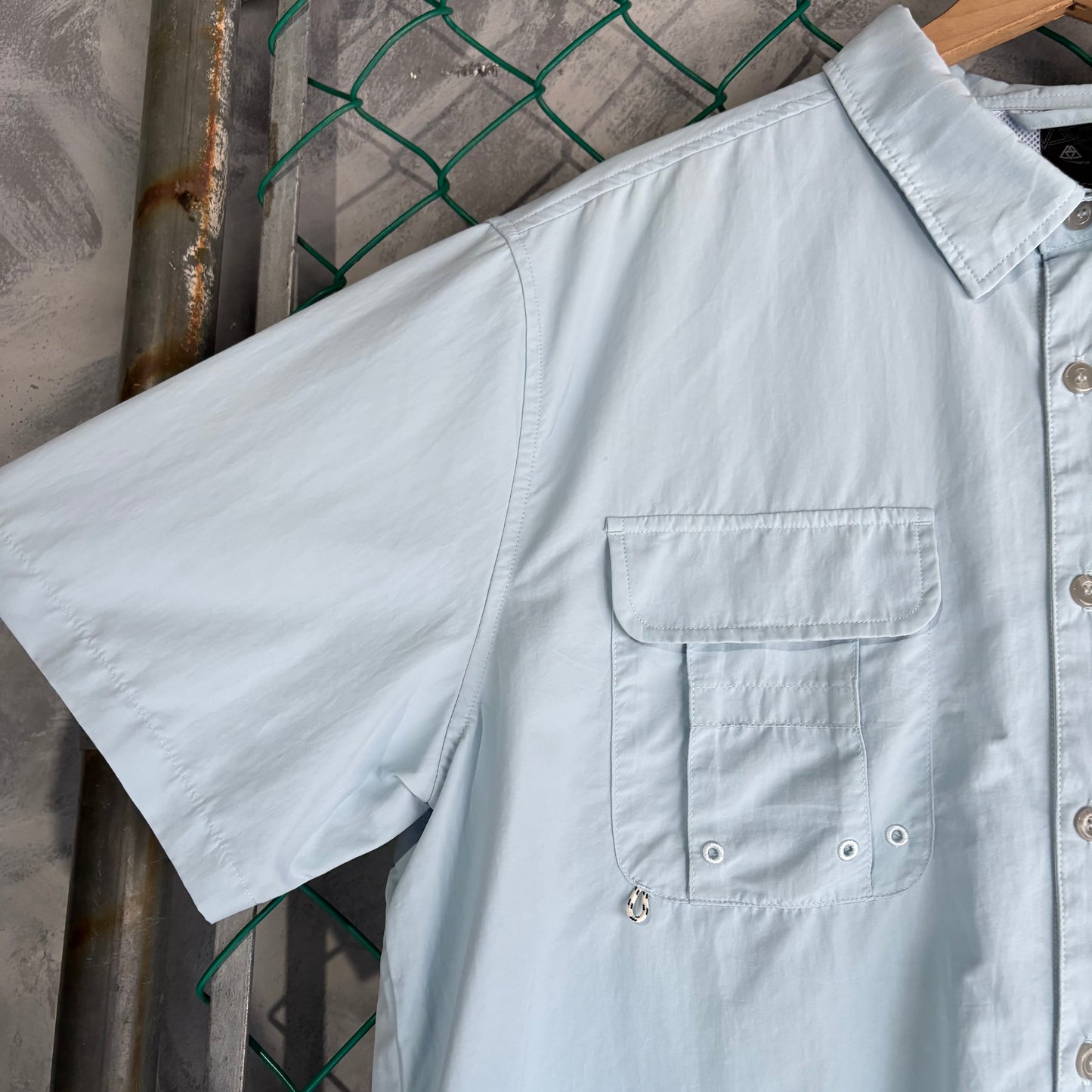 Camisa de botones Haimont Hombre XL Azul Bajo
