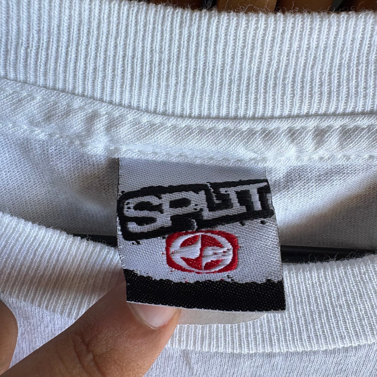 Playera Split Para Hombre Talla M Color Blanco