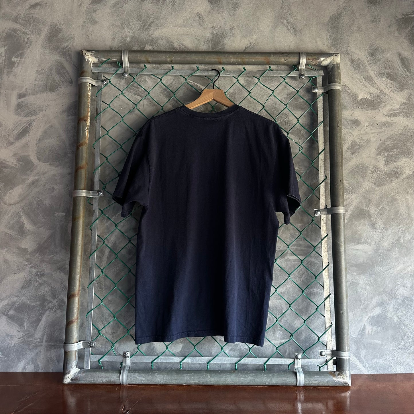 Camisa Vintage Nike De Hombre Talla L Color Azul Desvanecido 2000s Minimalista Basica Deportiva