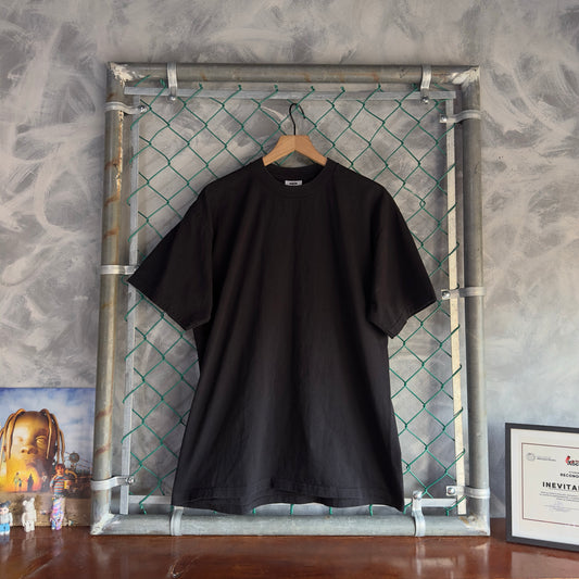 Camisa Pro Club De Hombre Talla XL Color Negra Minimalista Basica Tela Gruesa