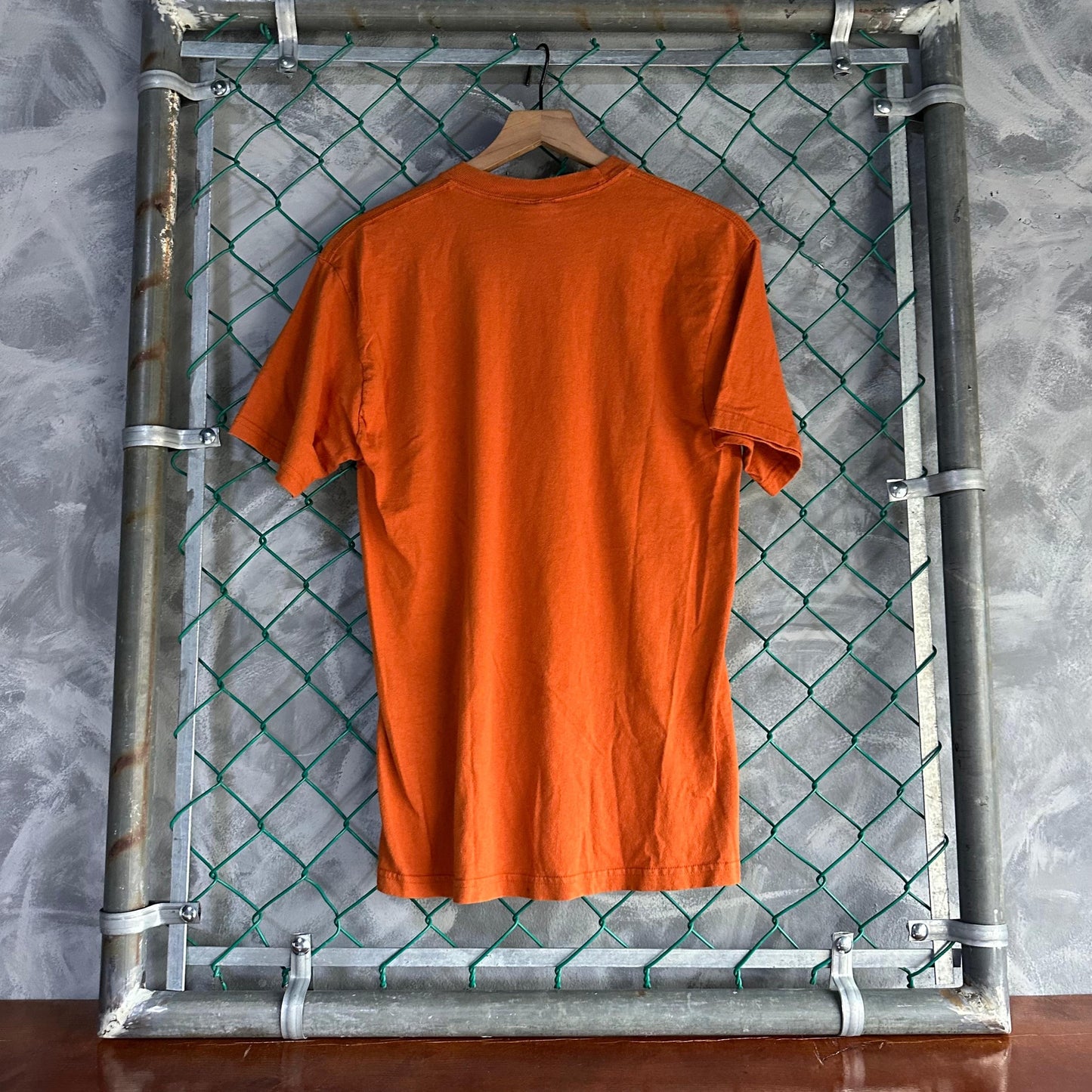 Camiseta Vintage Texas Longhorns Hombre Talla M Naranja Colegial Fútbol Americano