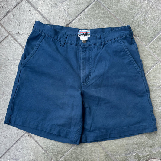 Short Patagonia Vintage De Hombre Talla 32 Color Azul 70s Safari Alpinismo