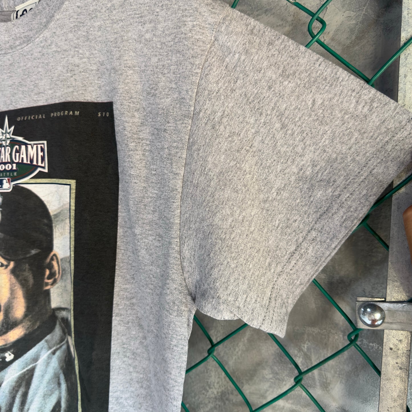Camisa Vintage Lee Sports De Hombre Talla M Color Gris Béisbol Del Jugador Ichiro Deadstock