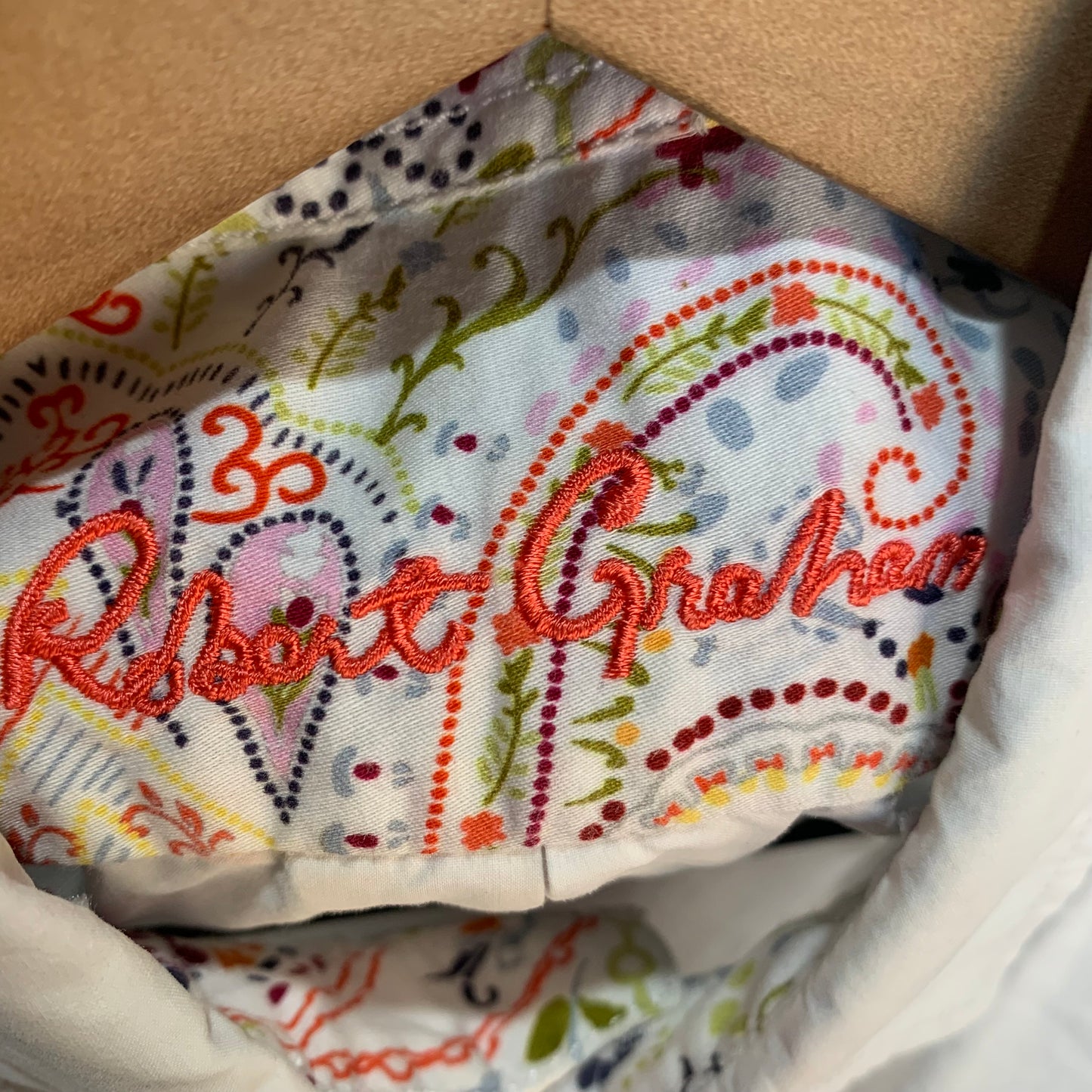 Camisa De Vestir Robert Grahem Para Hombre Talla M Color Blanco