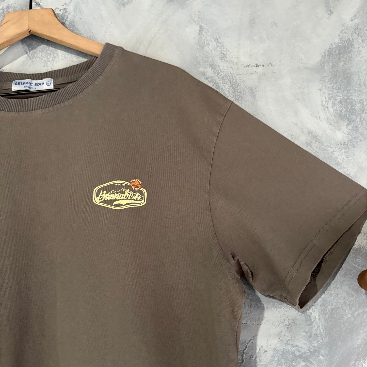 Playera Elfric Edén Para Hombre Talla M Color Café Bannabish