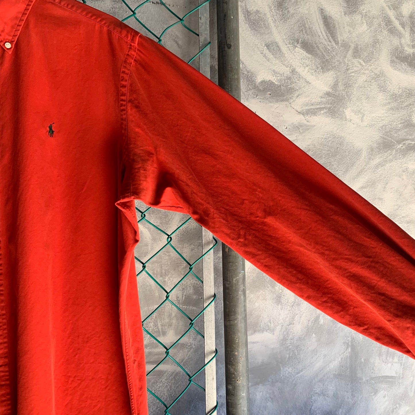 Camisa De Vestir Polo Ralph Lauren Para Hombre Talla XL Color Naranja