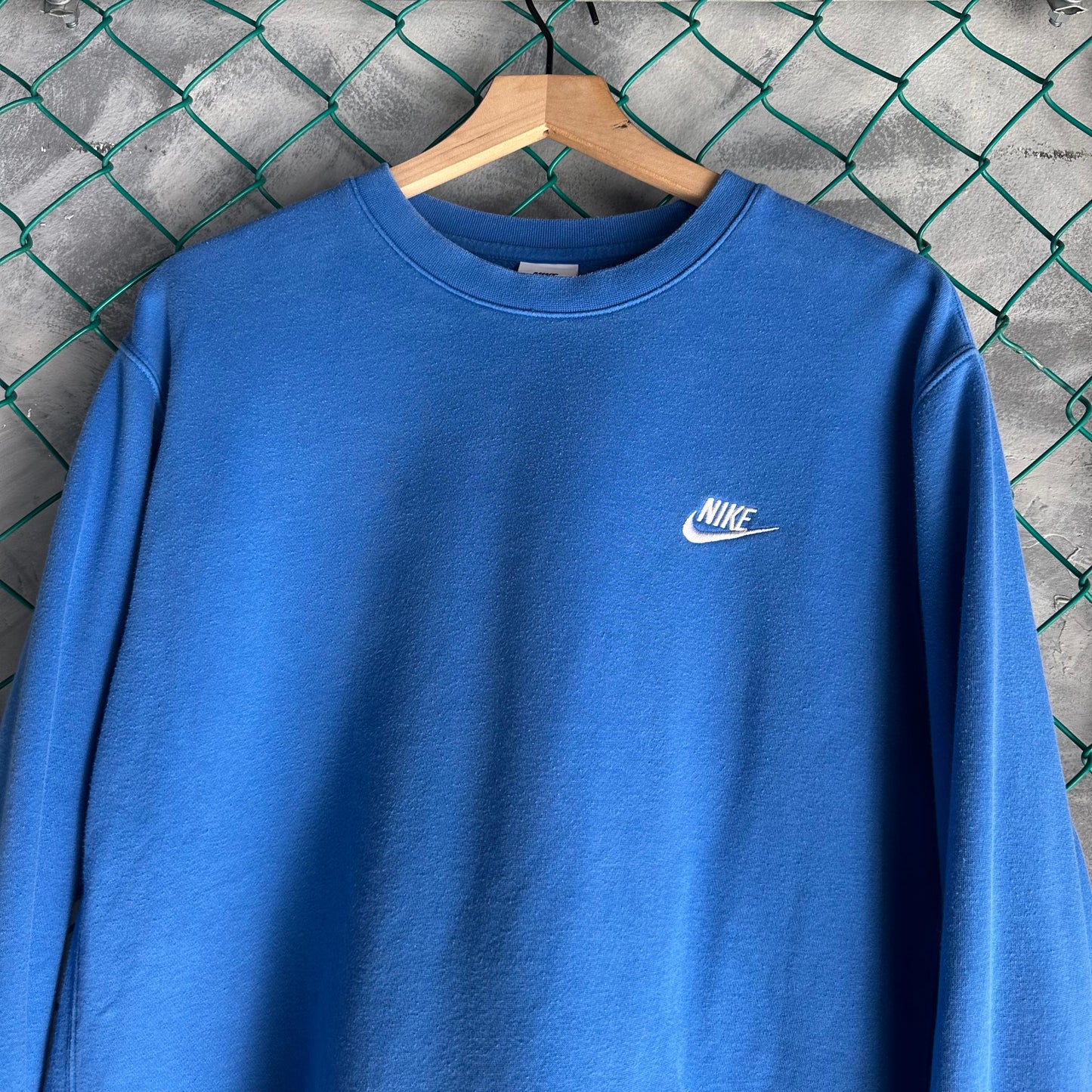 Sueter Nike De Hombre Talla L Color Azul Moderno Crewneck
