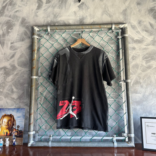 Camisa Jordan De Hombre Talla M Color Negro Rojo Y2K AOP