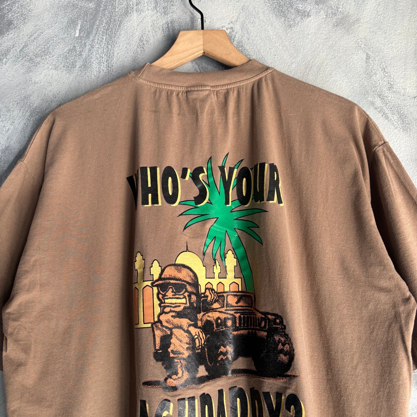 Playera Turkish Para Hombre Talla XL Color Café Baghdad Iraq 2005