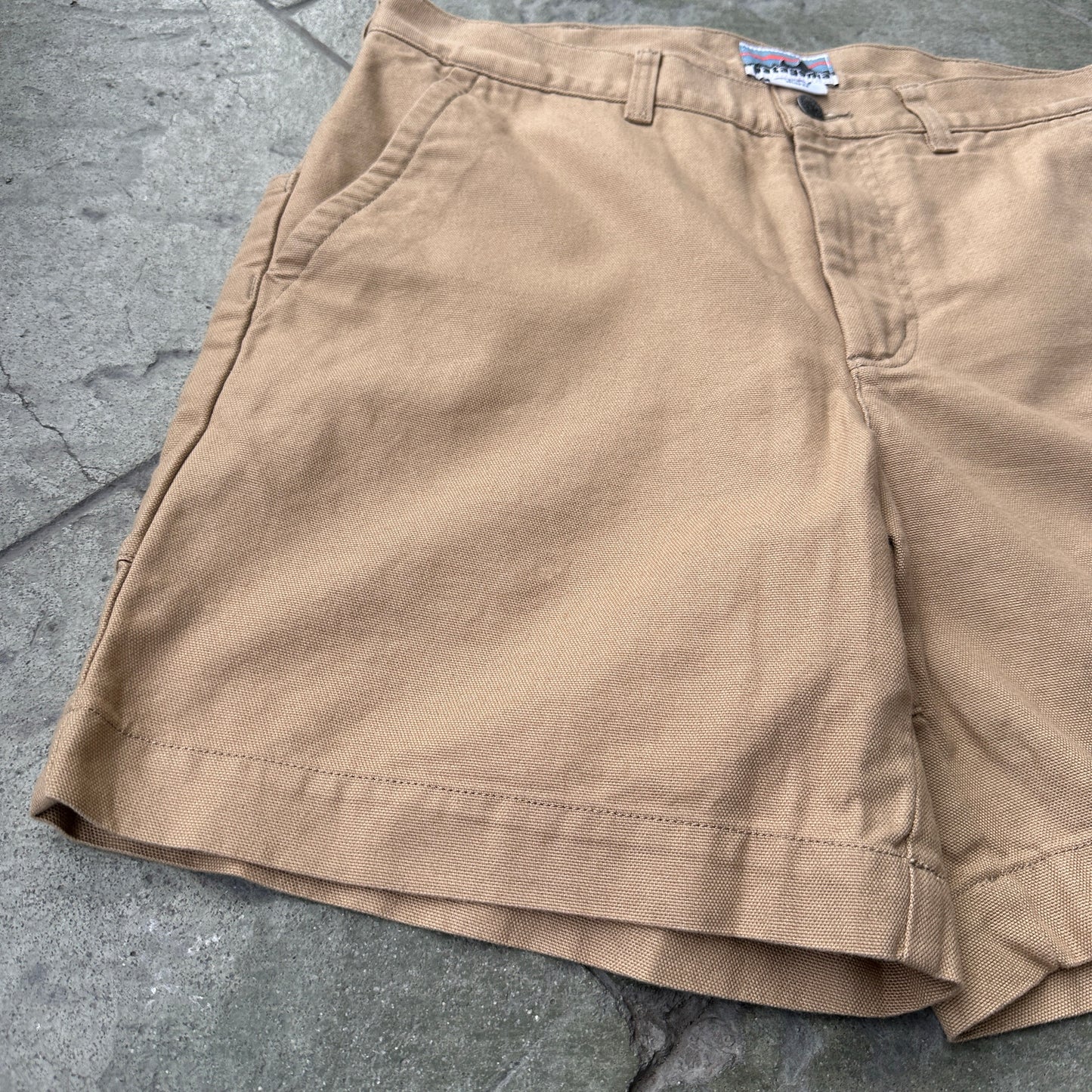 Short Patagonia Vintage De Hombre Talla 32 Color Beige 70s Safari Alpinismo