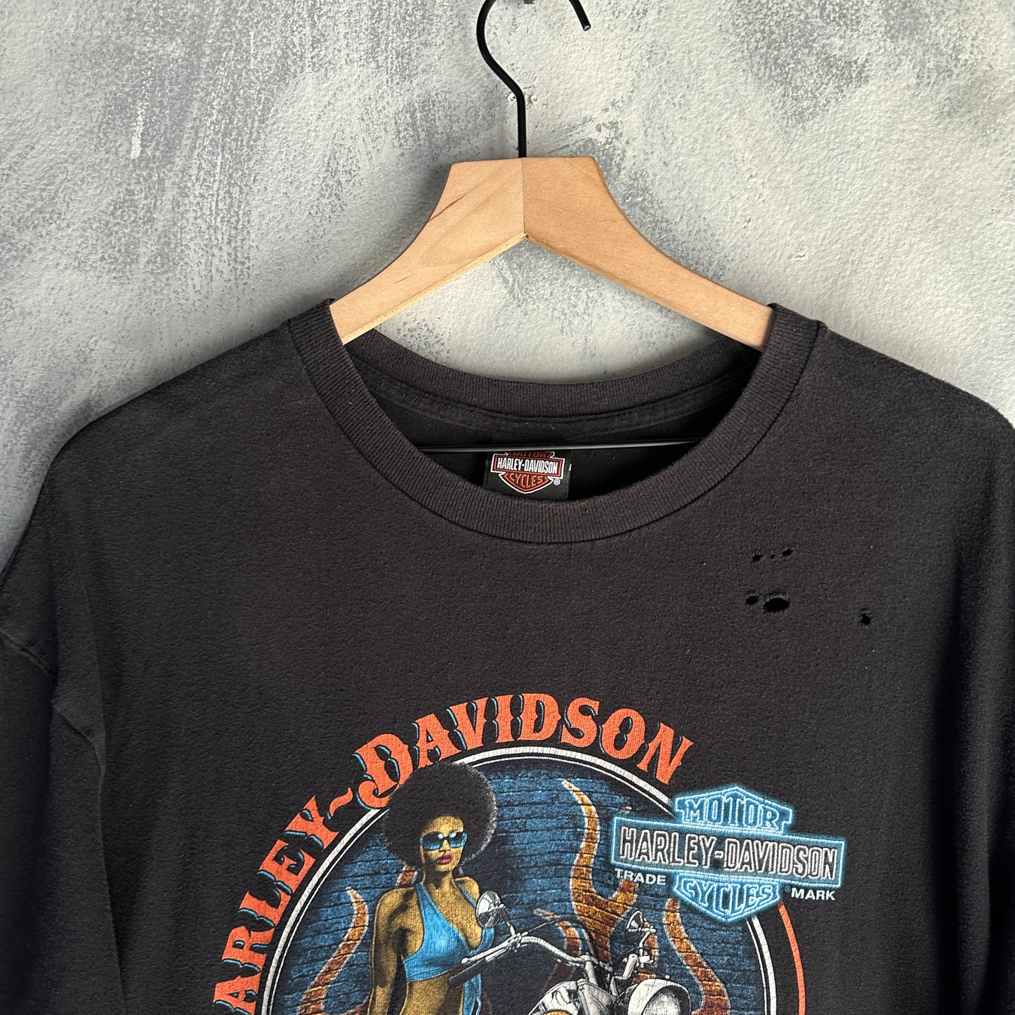 Playera Harley Davidson Para hombre Talla XL Color Negro SweetWater
