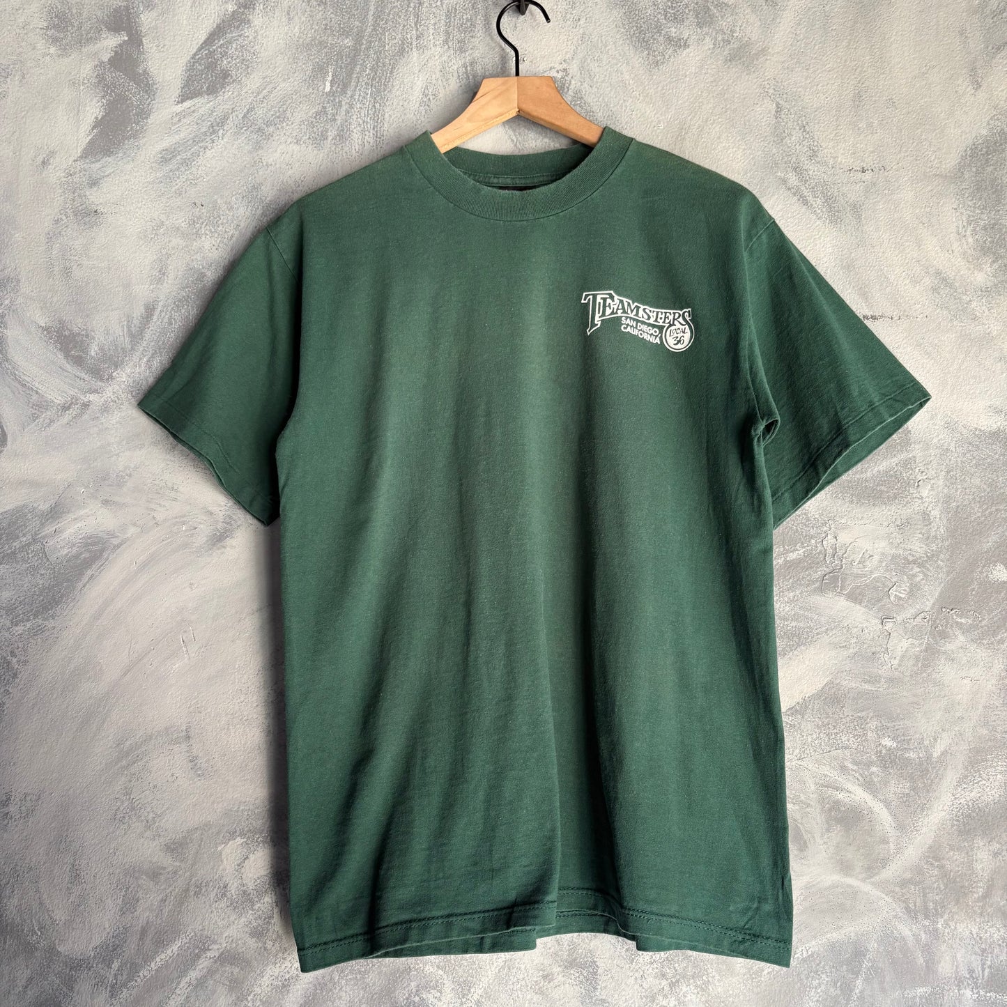 Playera Nemesis Para Hombre Talla M Color Verde Superweight Teamsters Bye Bye Jack