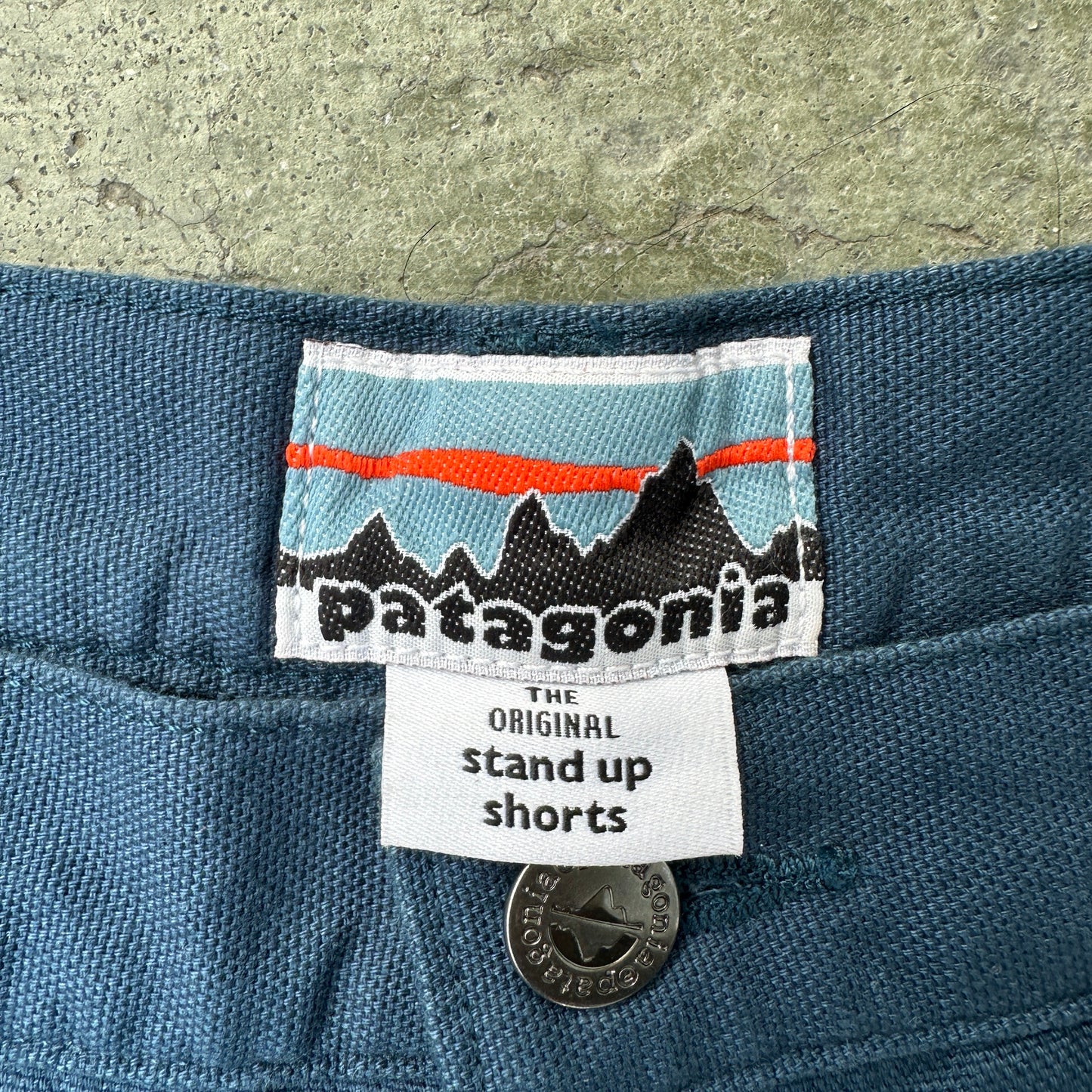 Short Patagonia Vintage De Hombre Talla 32 Color Azul 70s Safari Alpinismo