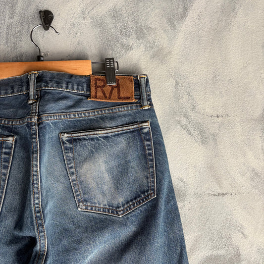 Pantalón Double RL Para Hombre Talla 30x30 De Mezclilla Azul Marino