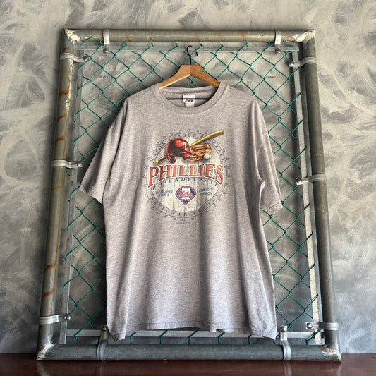 Playera Vintage CSA Para Hombre Talla XL Color Gris Phillies Philadelphia Beisbol 1883