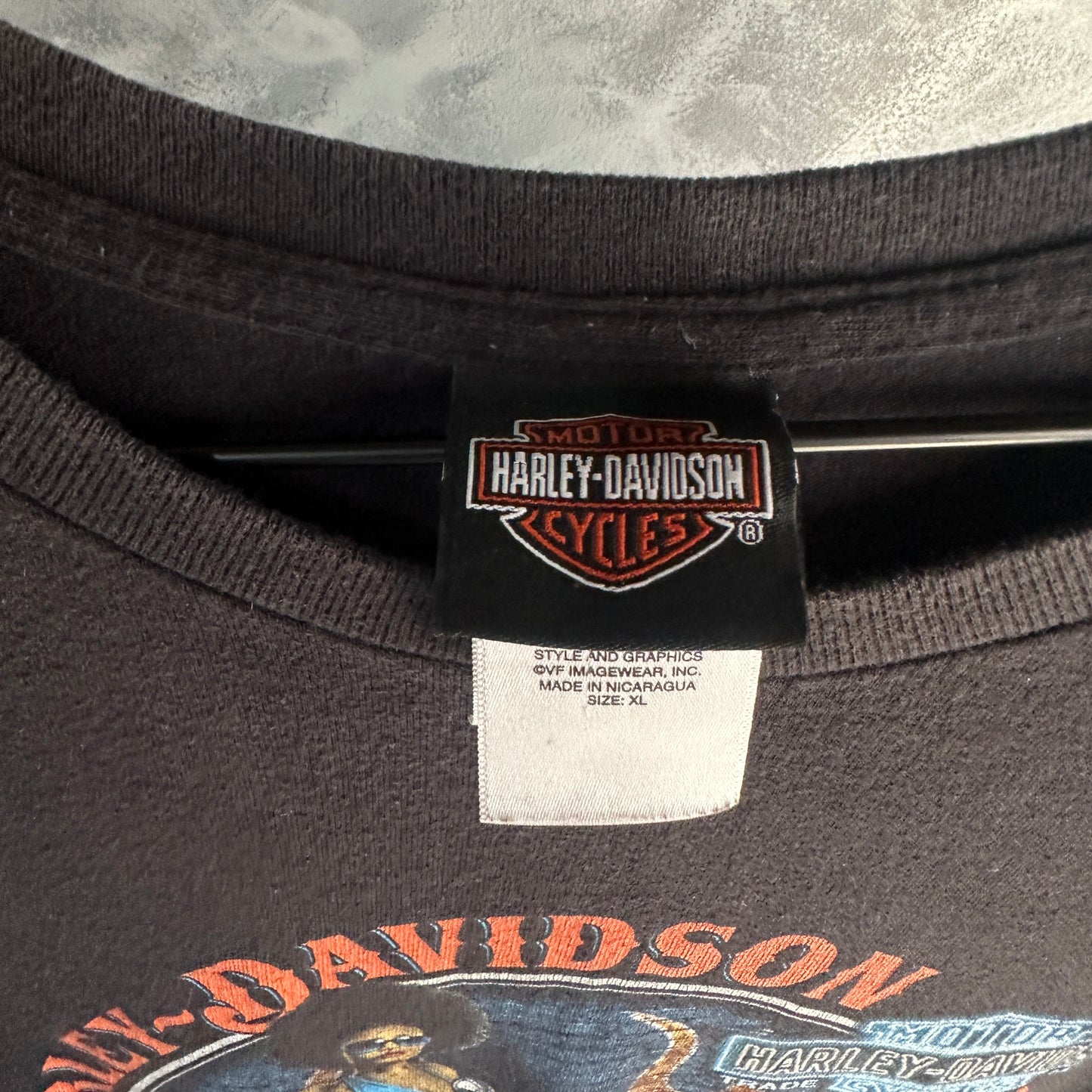 Playera Harley Davidson Para hombre Talla XL Color Negro SweetWater