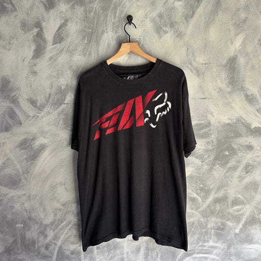 Playera FOX Para Hombre Talla XL Color Negro Corte Regular