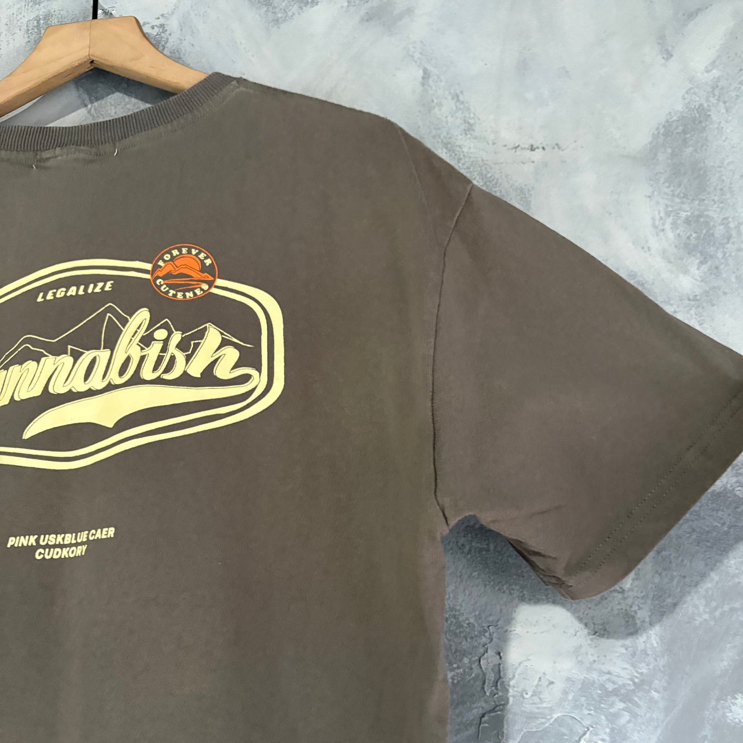 Playera Elfric Edén Para Hombre Talla M Color Café Bannabish