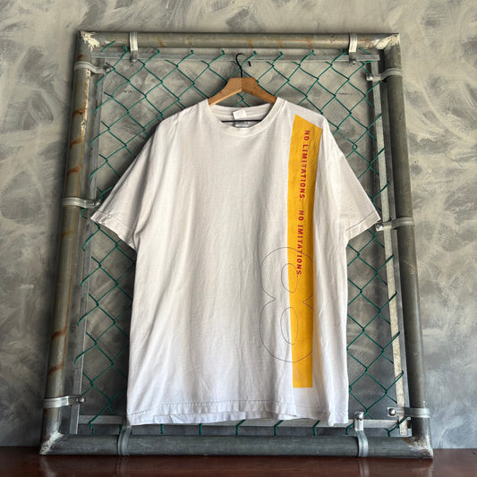 Playera AAA Para Hombre Talla XL Color Blanco Amarillo Congos 8 Business Intelligence