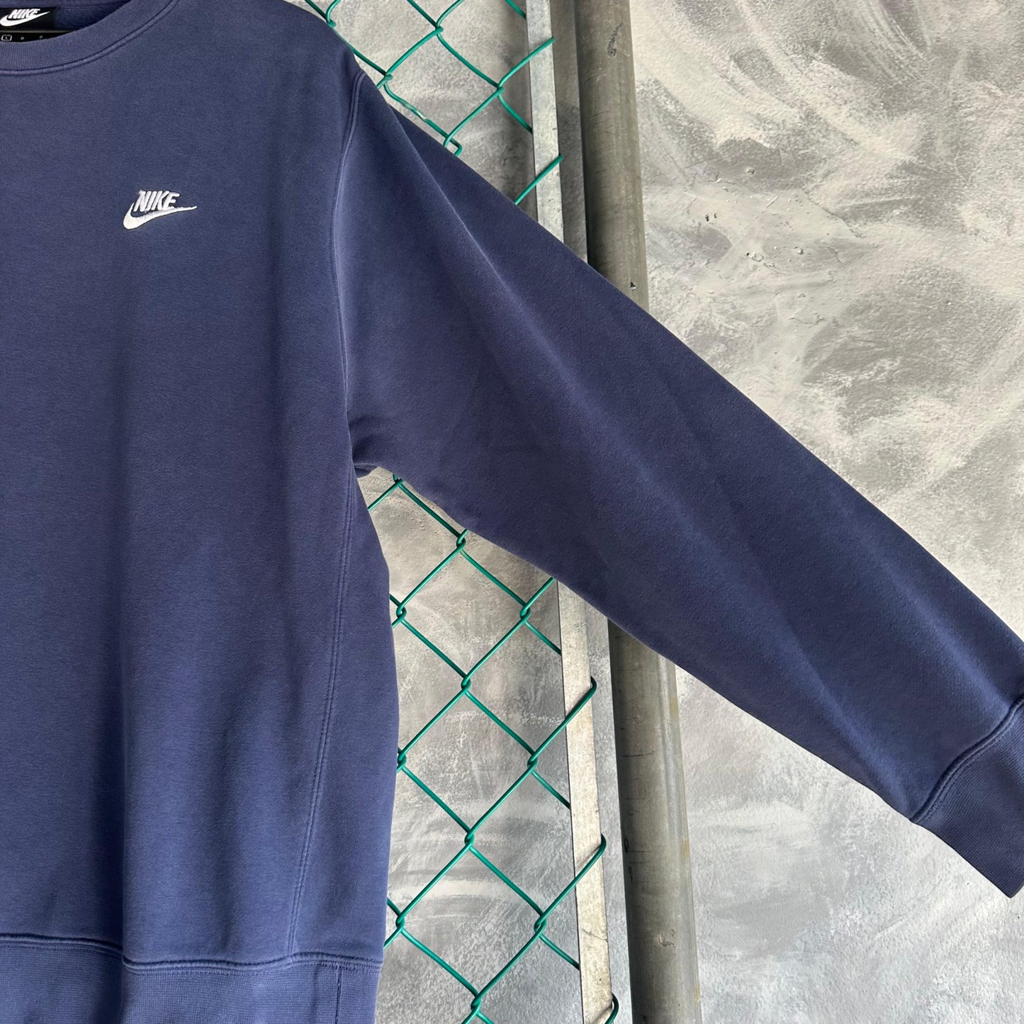 Sueter Nike De Hombre Talla L Color Azul Marino Desvanecido Moderno Crewneck
