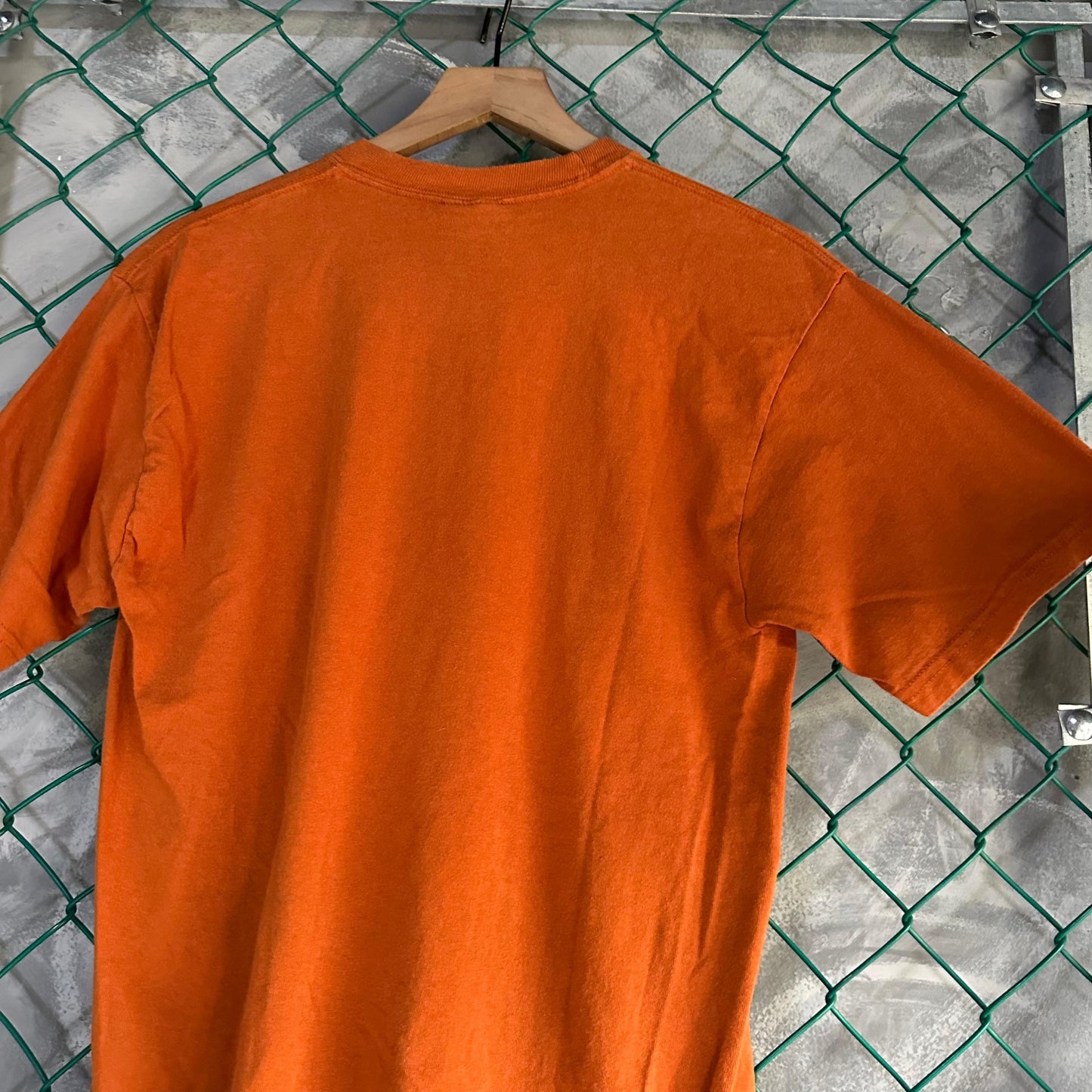 Camiseta Vintage Texas Longhorns Hombre Talla M Naranja Colegial Fútbol Americano