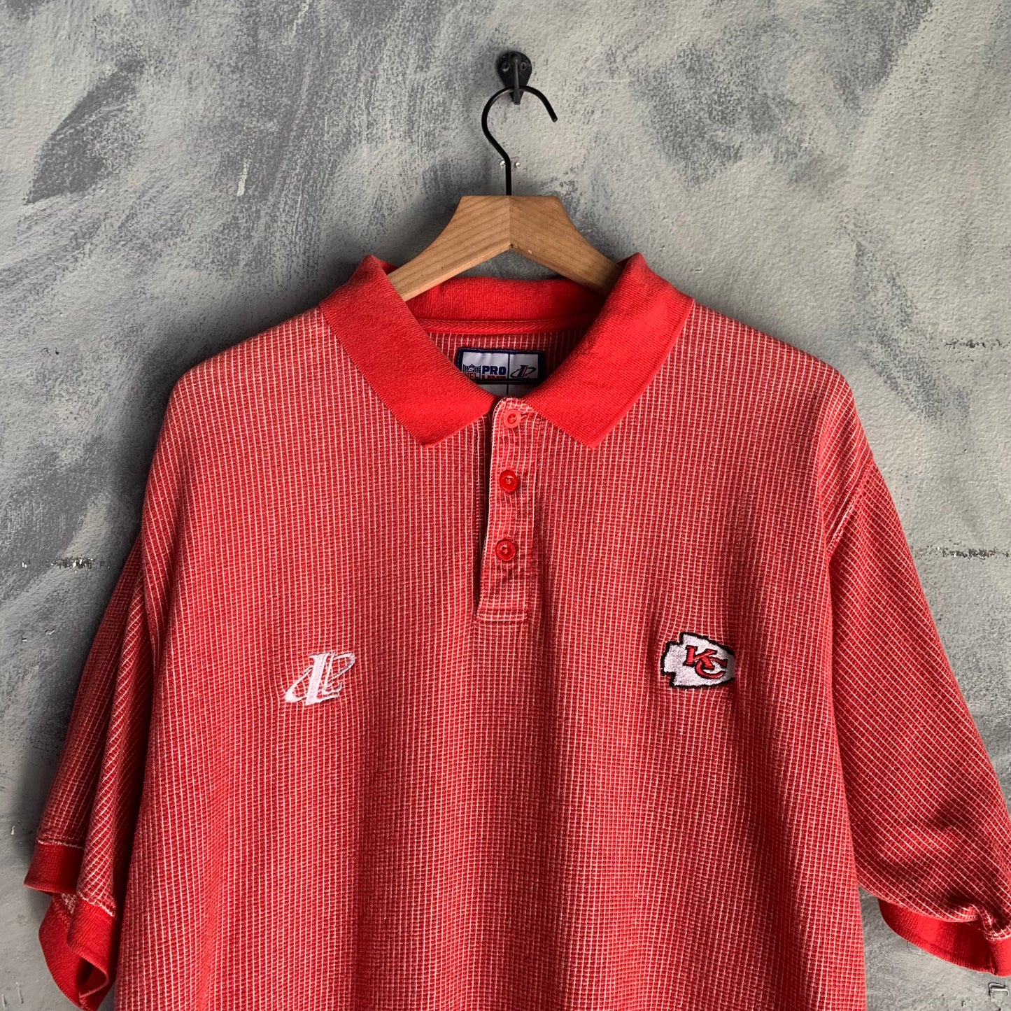 Polo Pro Line Para Hombre Talla L Color Rojo NFL Kansas City