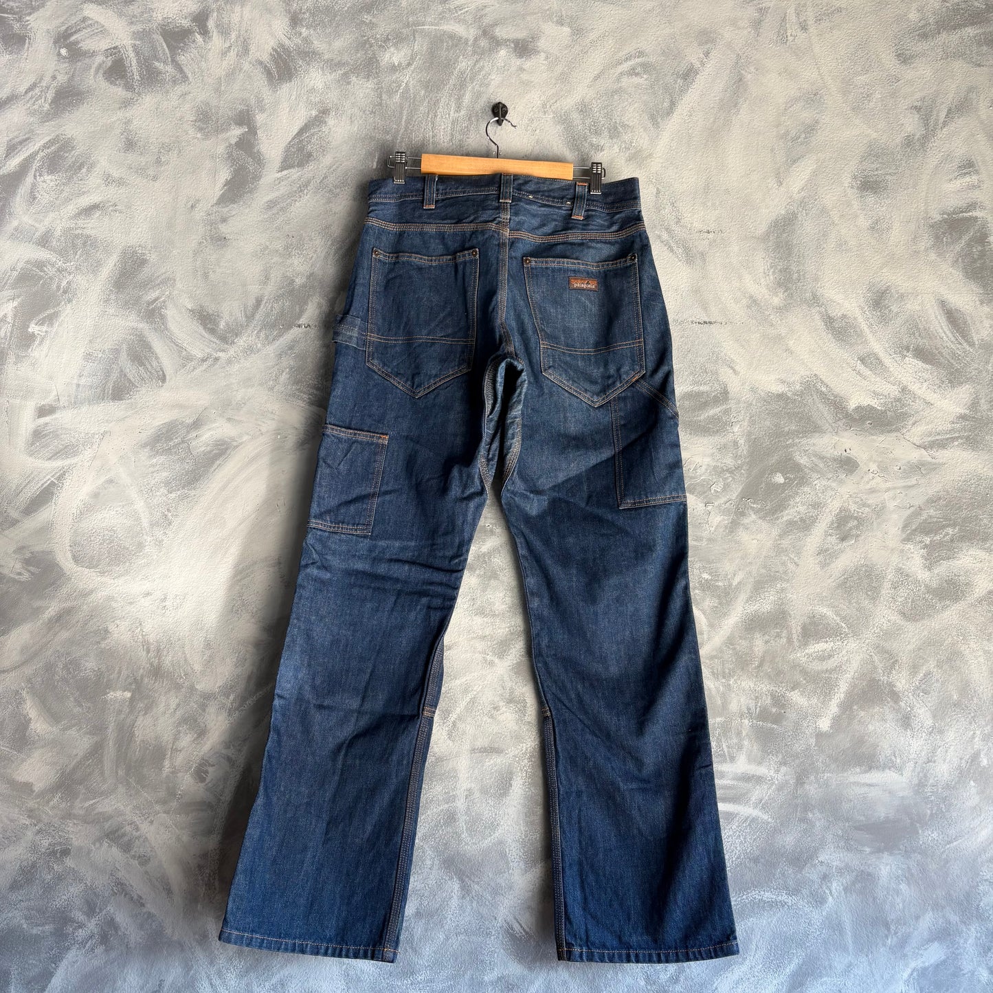 Pantalón Patagonia Para Hombre Talla 31x31 de Mezclilla Azul Doble Rodilla