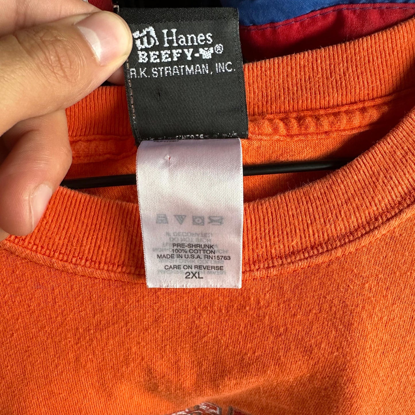 Camisa Harley Davidson De Hombre Talla 2XL Color Naranja De Los Cabos estilo Motociclista Oversize