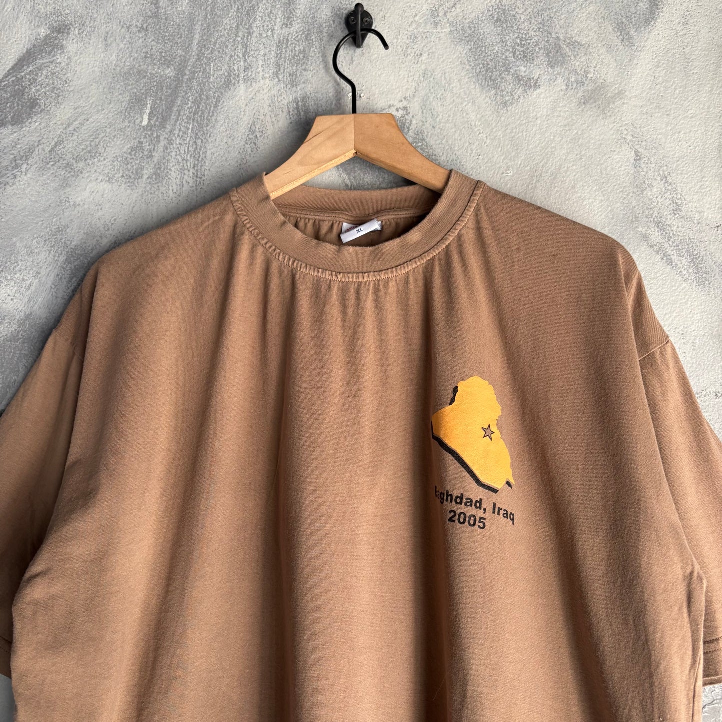 Playera Turkish Para Hombre Talla XL Color Café Baghdad Iraq 2005
