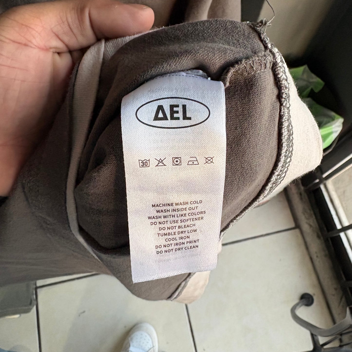 Playera Elfric Edén Para Hombre Talla M Color Café Bannabish