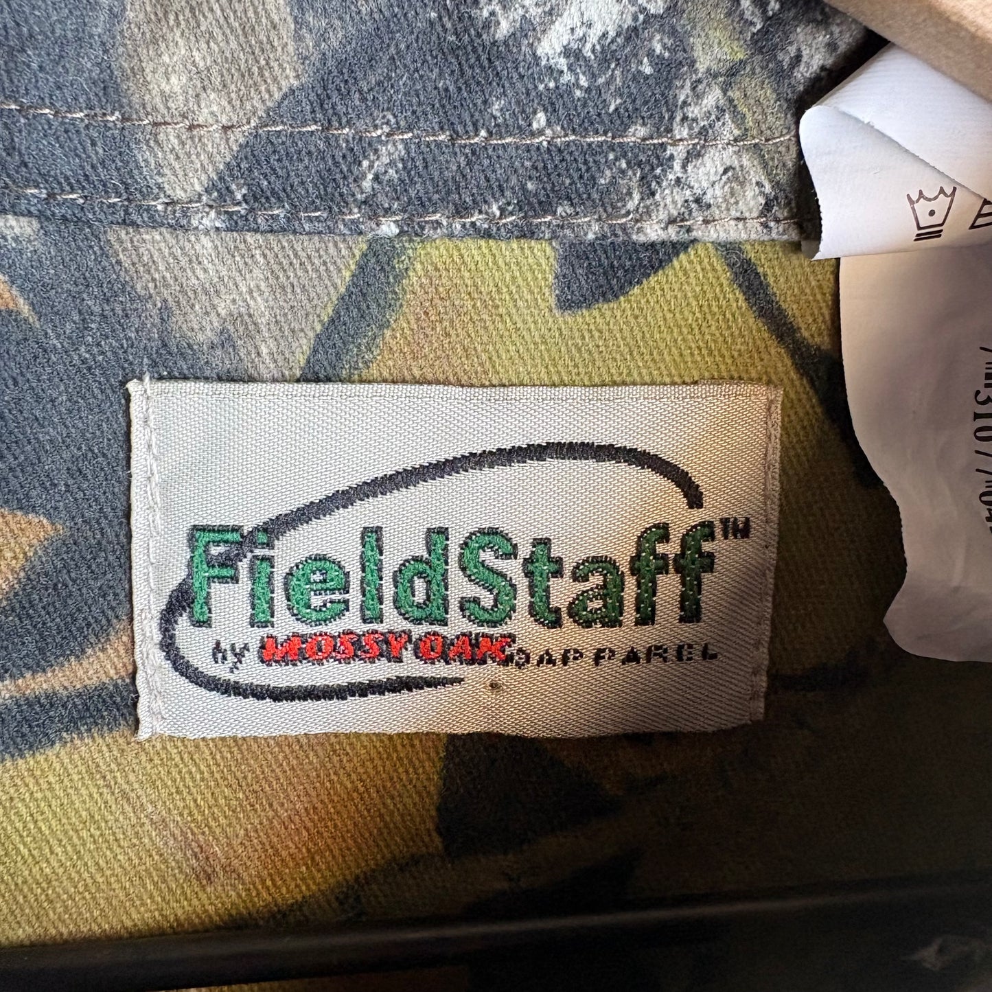 Camisa de Botones Field Staff Para Hombre Talla XL Color Camuflaje Mossy OAK