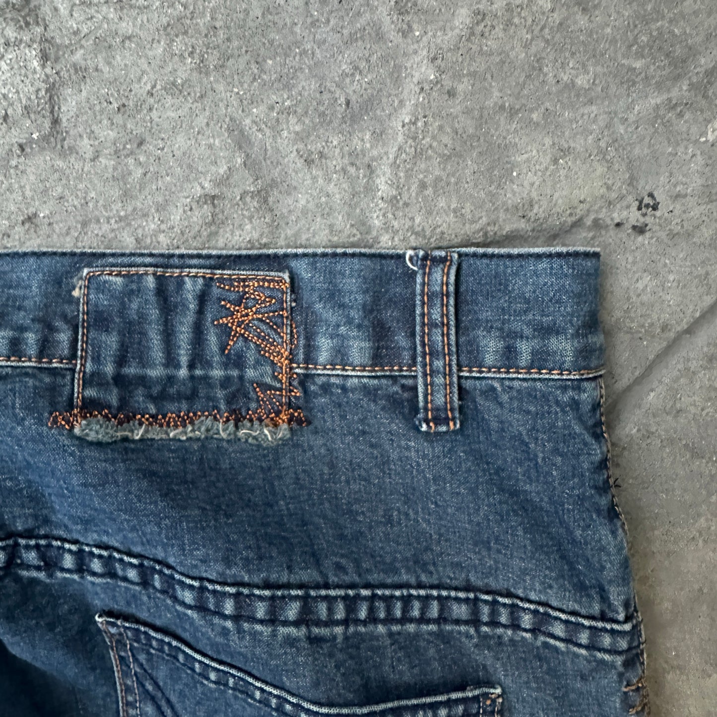 Pantalon Vintage Billabong De Hombre Talla 36x33 Color Azul Desvanecido Baggy Y2K