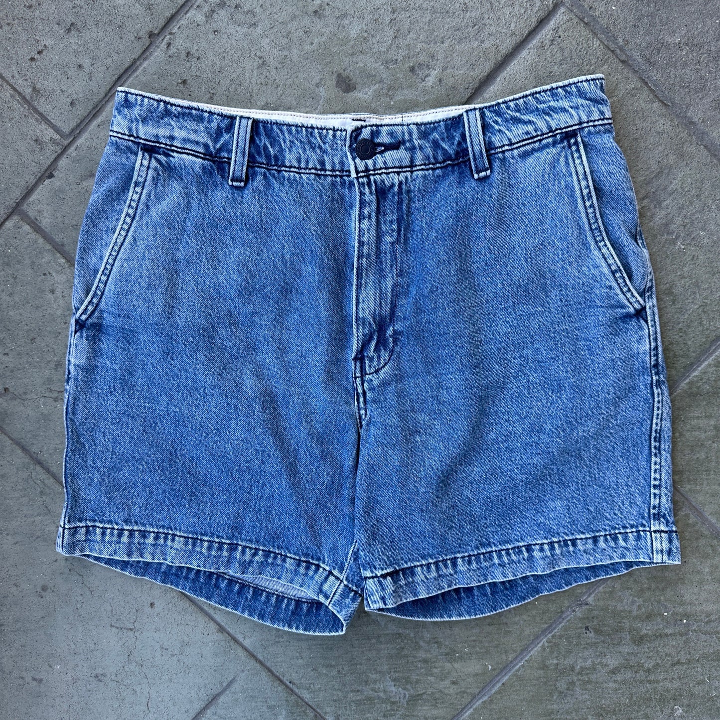 Short o Jort Vintage Levis De Hombre Talla 32 Color Azul Claro Chinos Big E Premium
