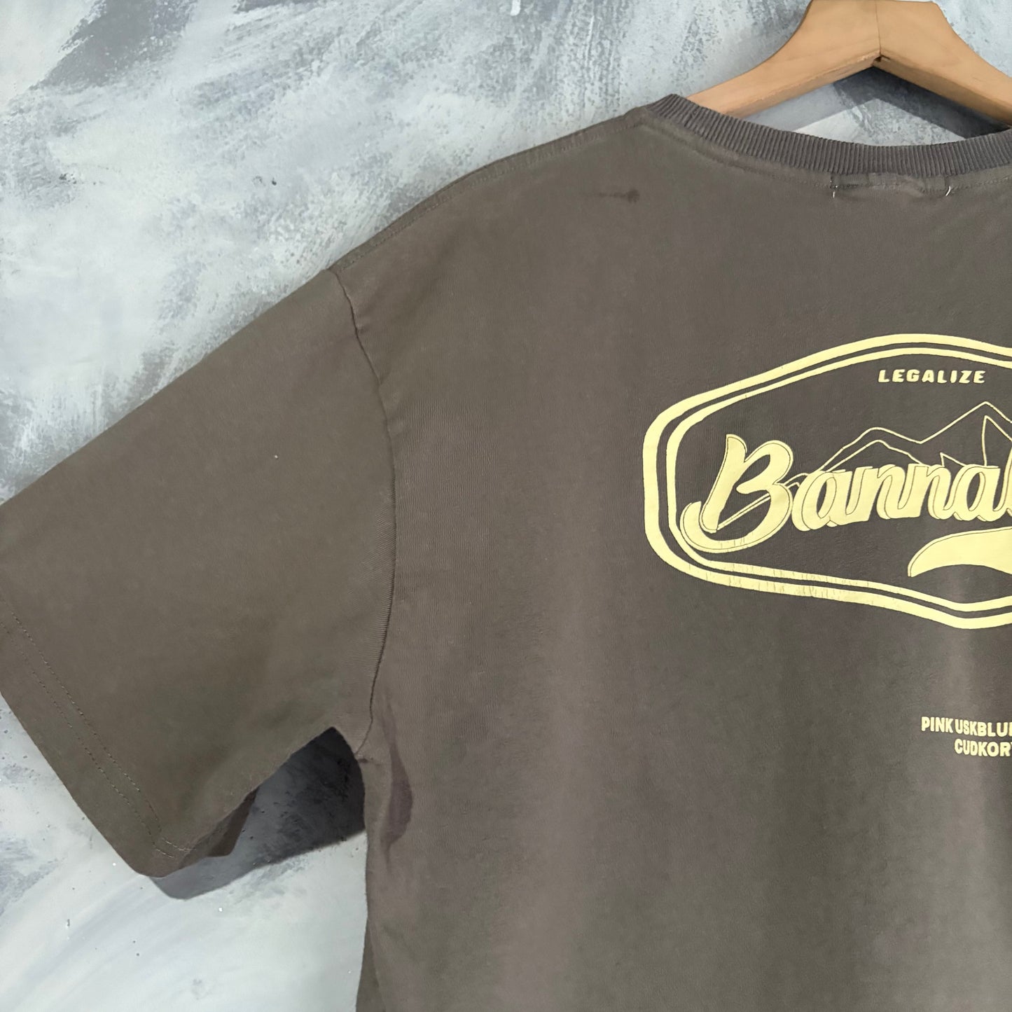 Playera Elfric Edén Para Hombre Talla M Color Café Bannabish