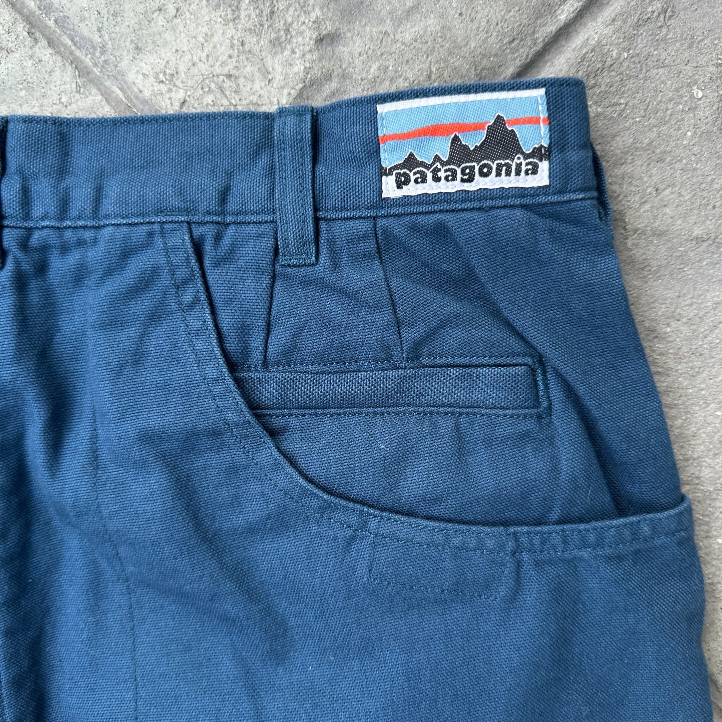 Short Patagonia Vintage De Hombre Talla 32 Color Azul 70s Safari Alpinismo