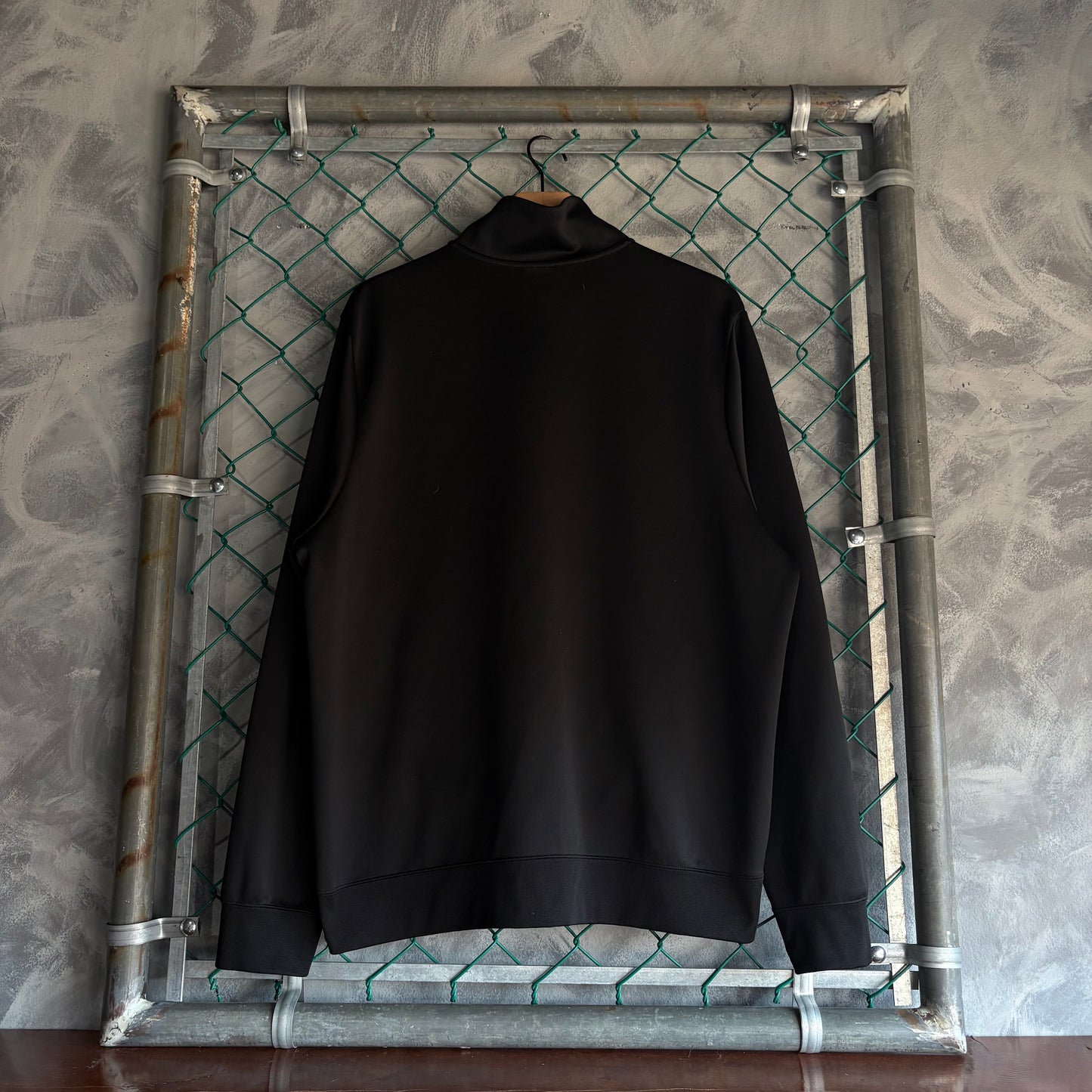 Suéter con zíper Vintage Nike Hombre XXL Negro