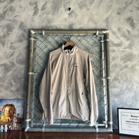 Chamarra Patagonia De Hombre Talla XL Color Cafe Beige Táctica Ligera Rompevientos
