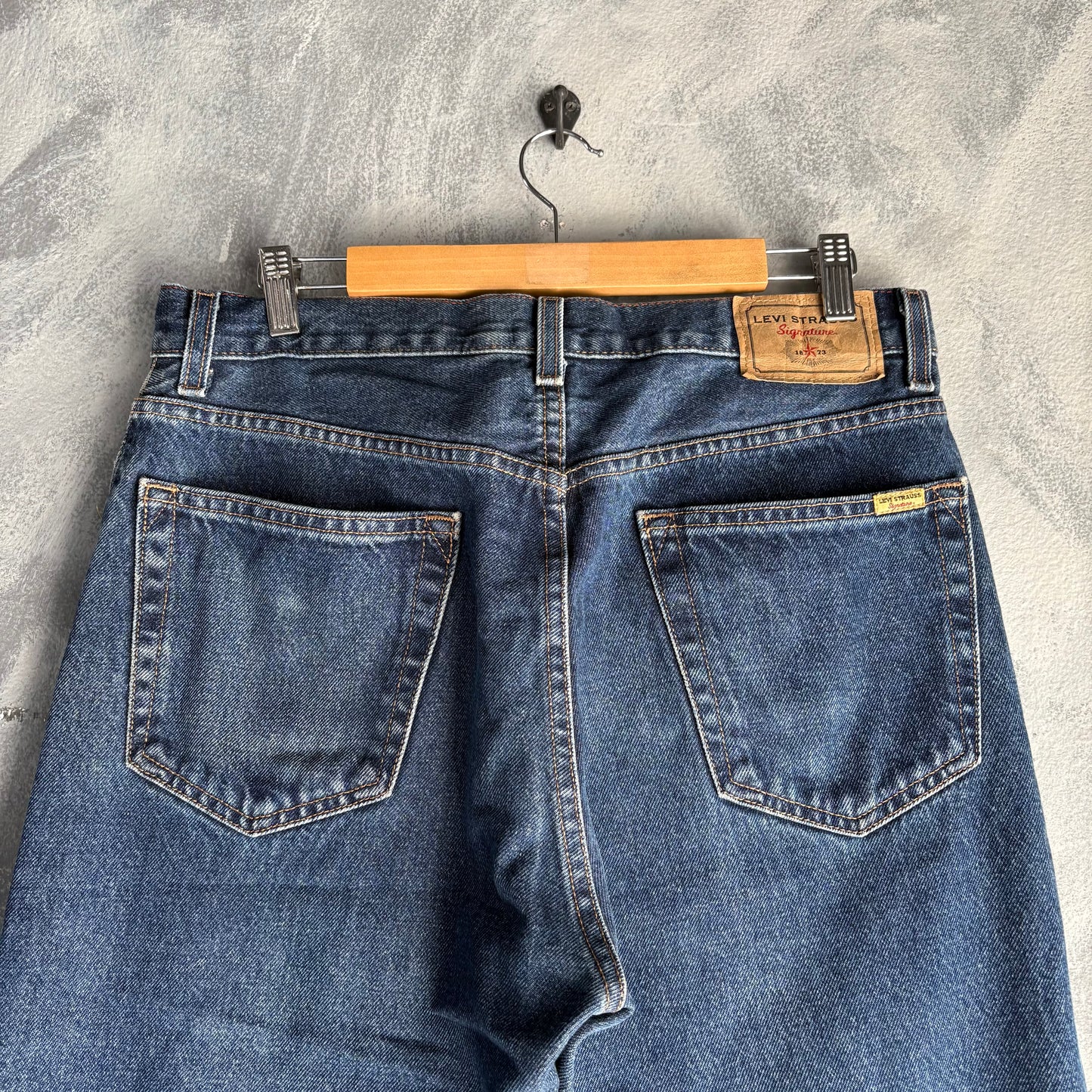 Pantalón Levi’s Strauss Para Hombre Talla 33x30 Azul de Mezclilla Corte Regular