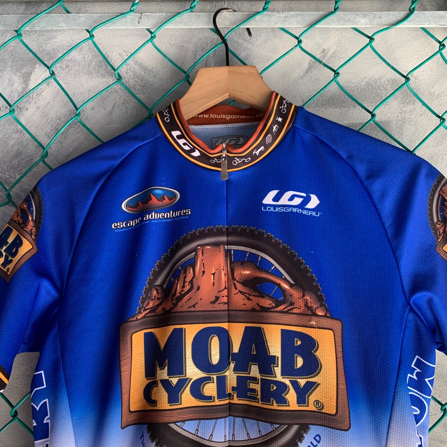 Playera De Ciclismo Para Hombre Talla S Color Azul Moab Cyclery