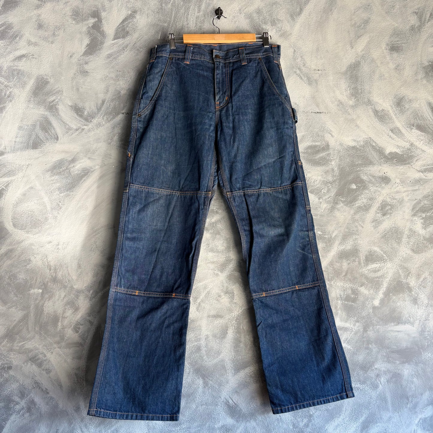 Pantalón Patagonia Para Hombre Talla 31x31 de Mezclilla Azul Doble Rodilla