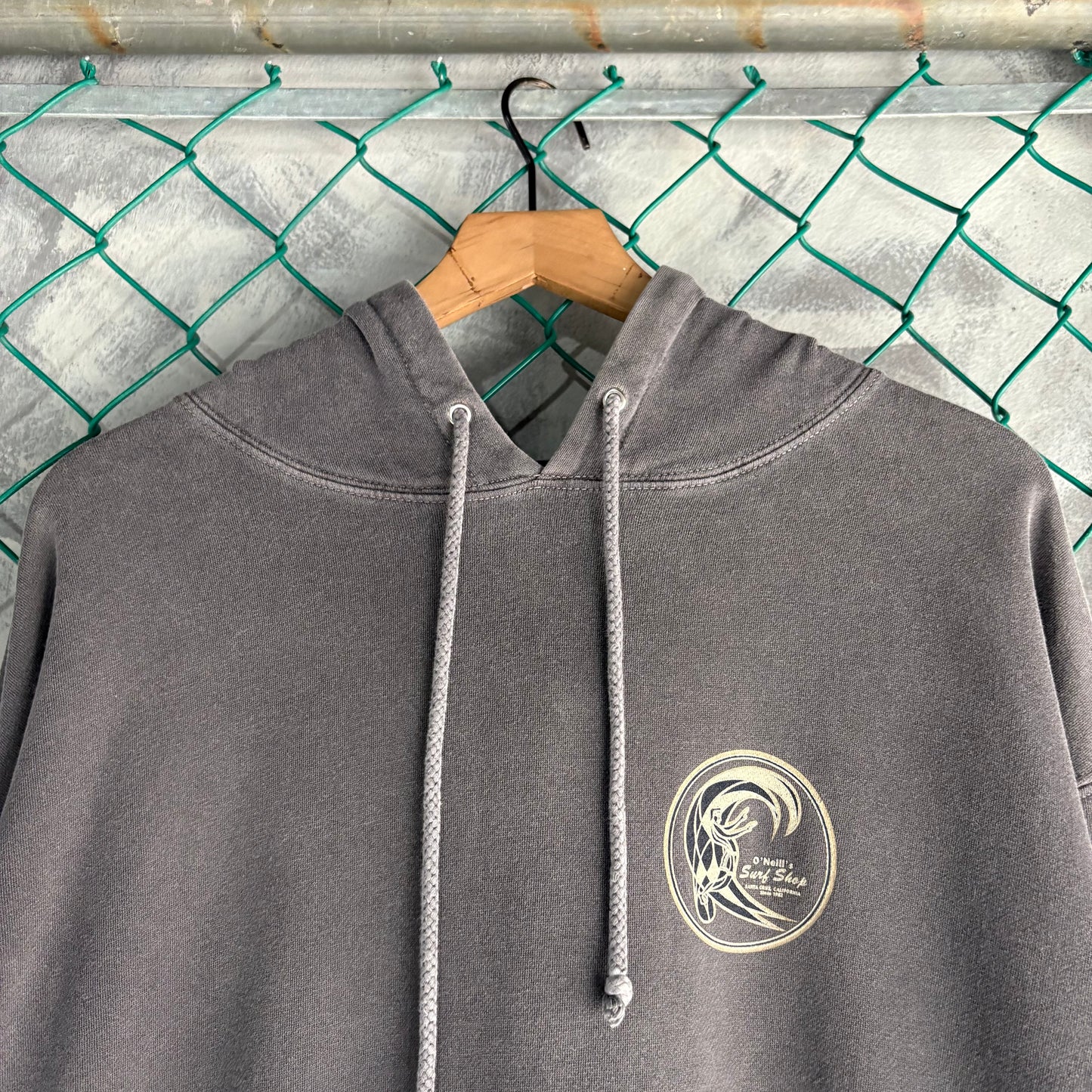 Hoodie O’Neill Para Hombre Talla XL Color Gris Santa Cruz Surf