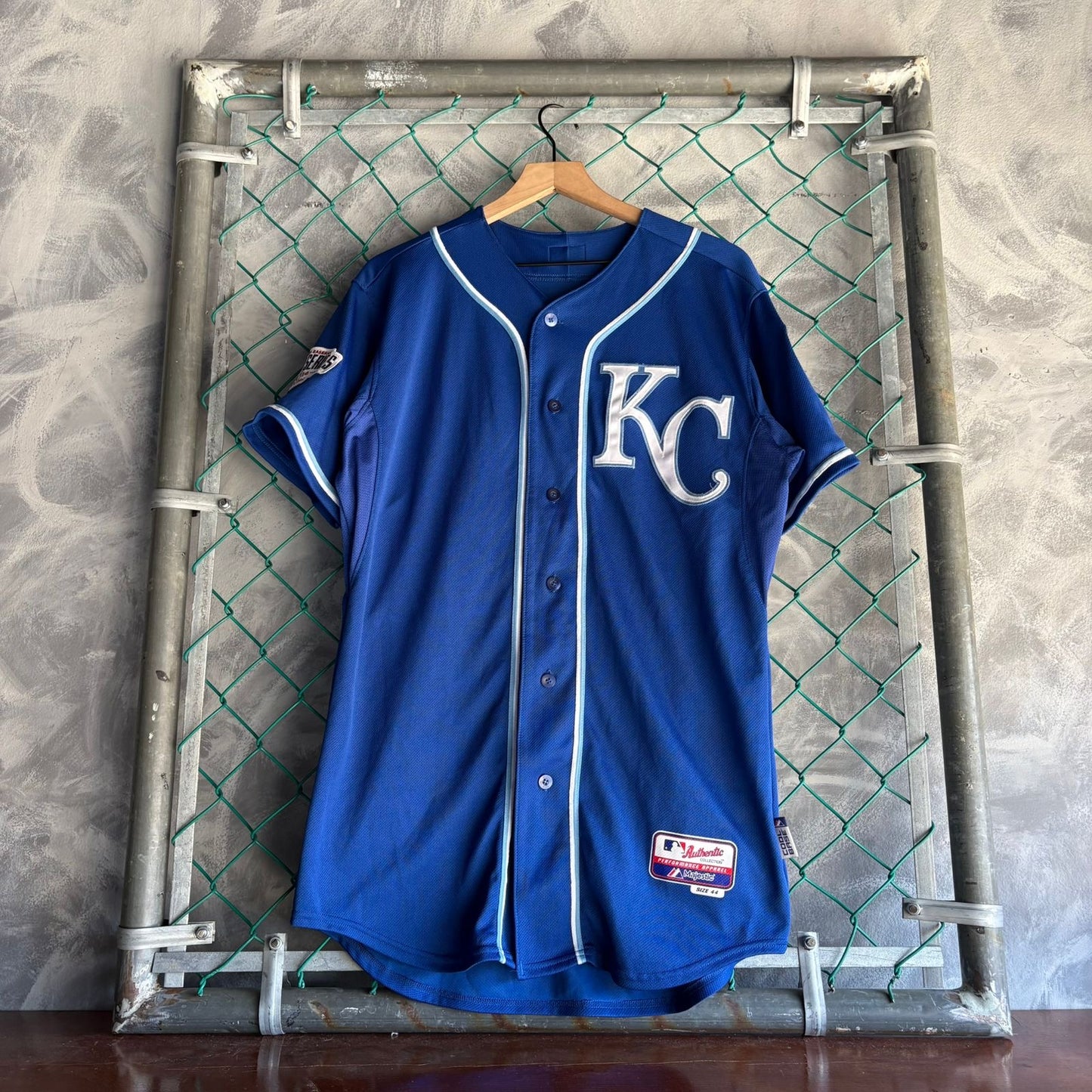 Jersey De Kansas City Royals Majestic De Hombre Talla 44 Color Azul World Series